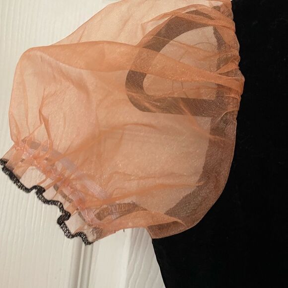 Chasing Fireflies Autumn Whimsical Asymmetrical Velvet Sequins Girls Dress 12 - Picture 12 of 16